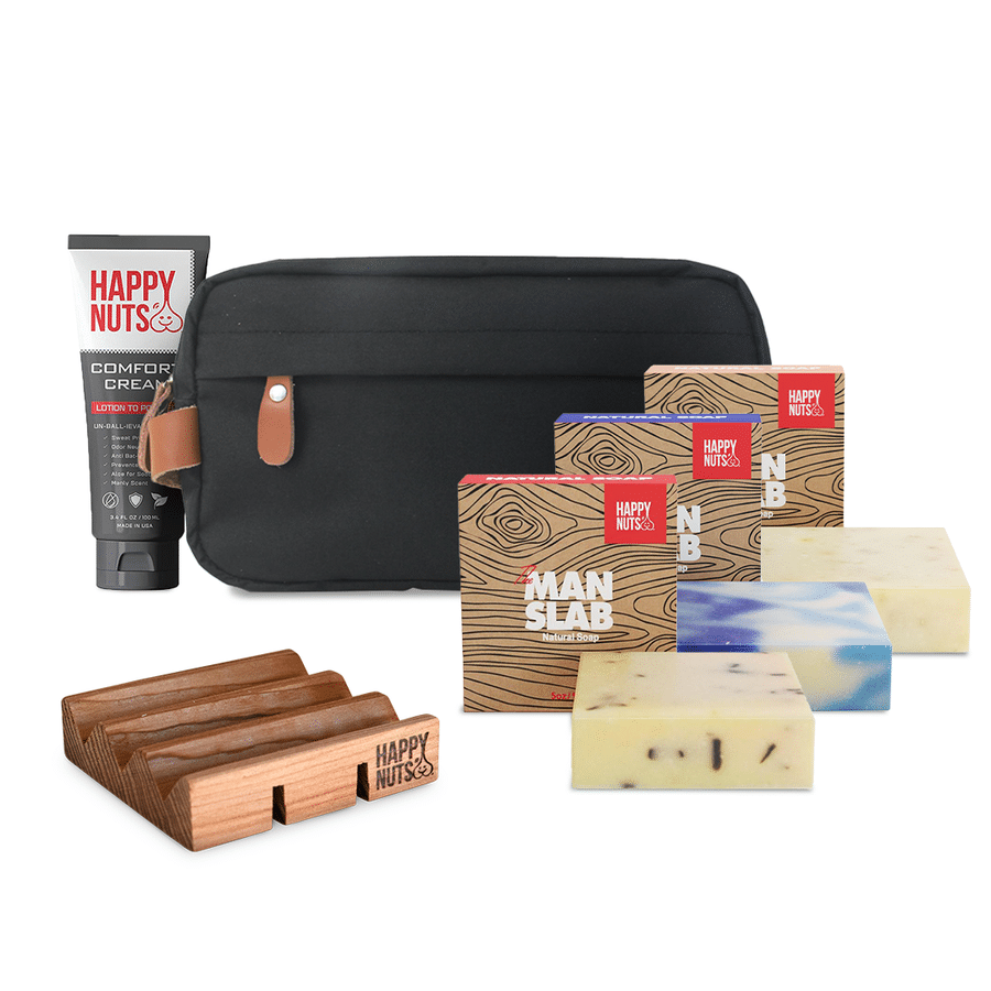 Gift set and bag from happy nuts.