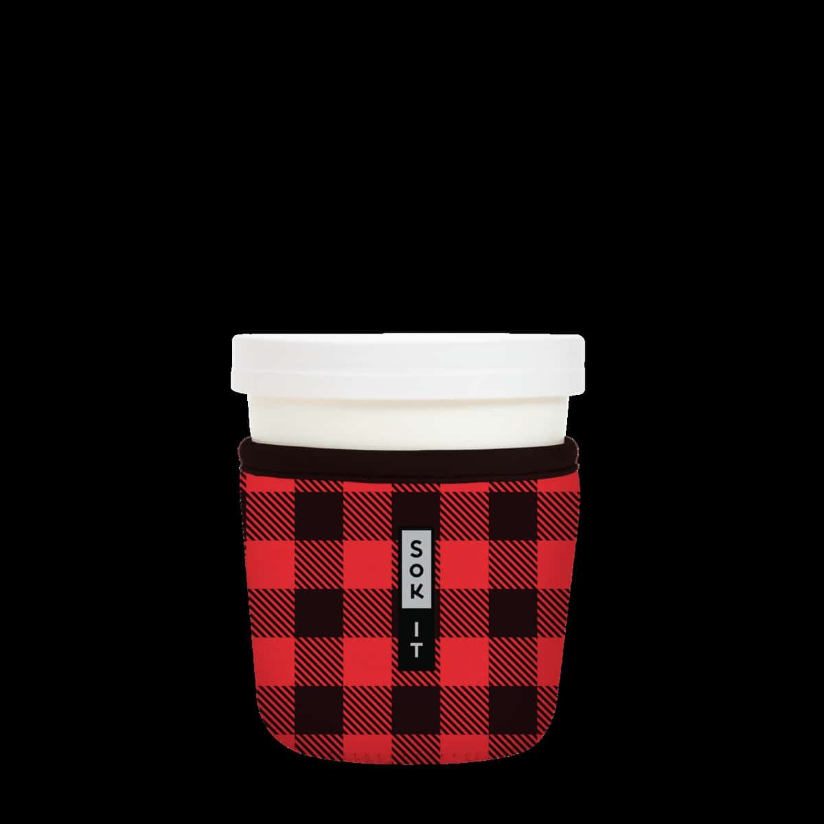 Image for IceCreamSok for Standard Pint - Buffalo Check