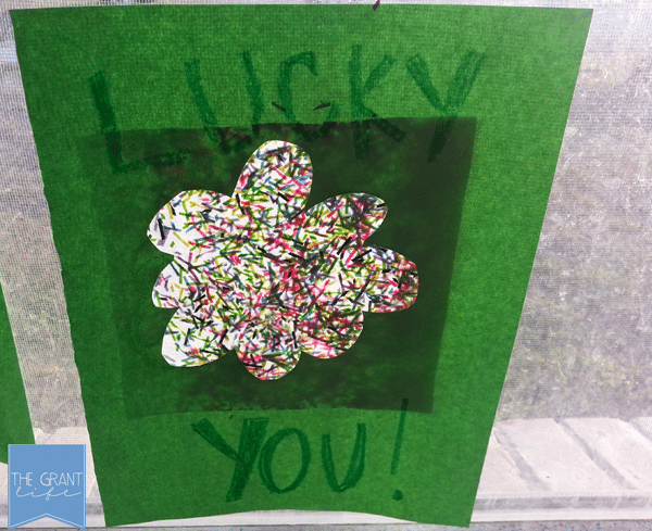 Image for Activities for Kids: Shamrock Sun Catchers