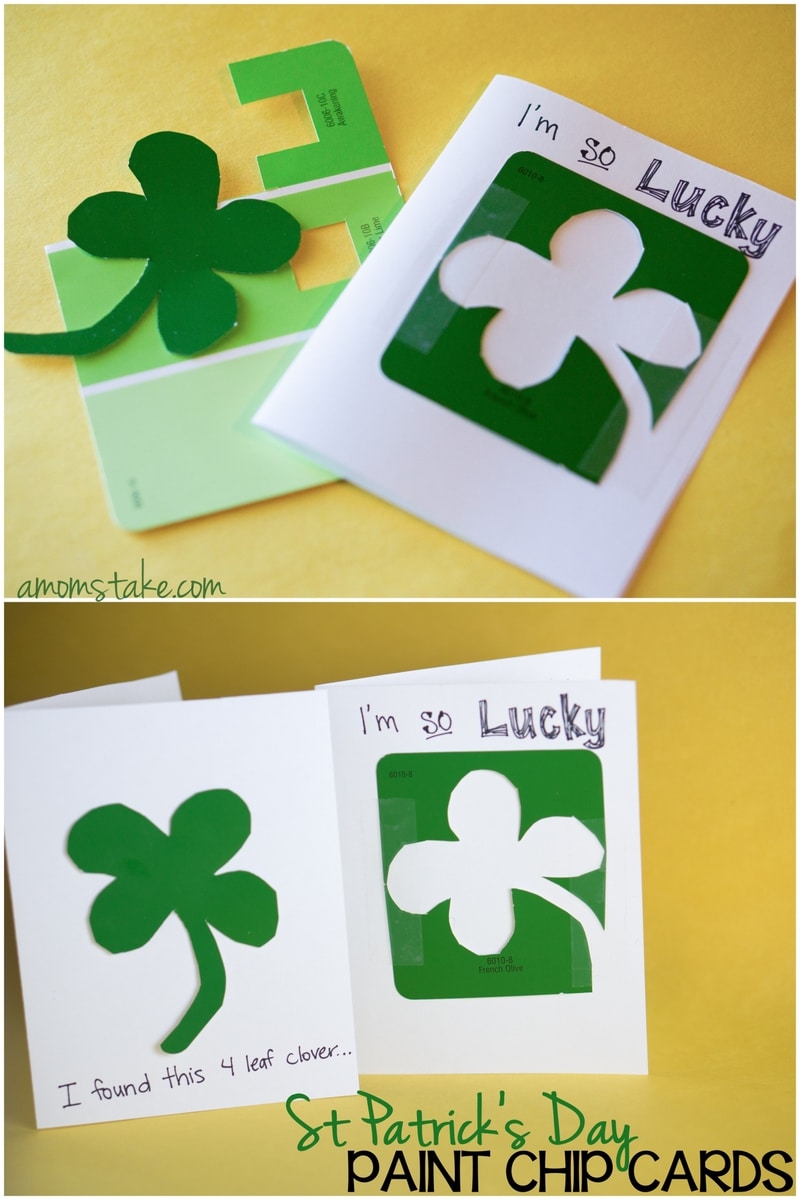 Image for St. Patrick’s Day Paint Chip Cards