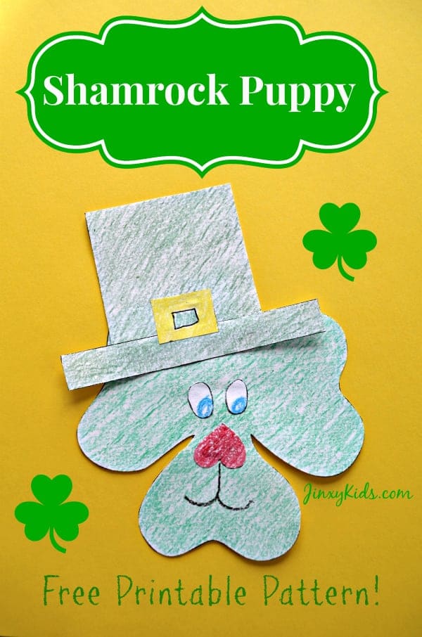 Image for Shamrock Puppy St. Patrick's Day Craft Activity