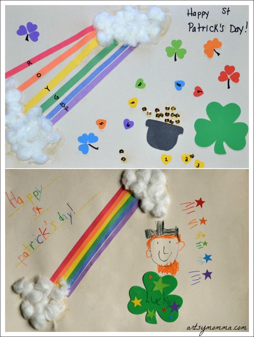 Image for St Patrick’s Day Color Craft and Gluing Activity