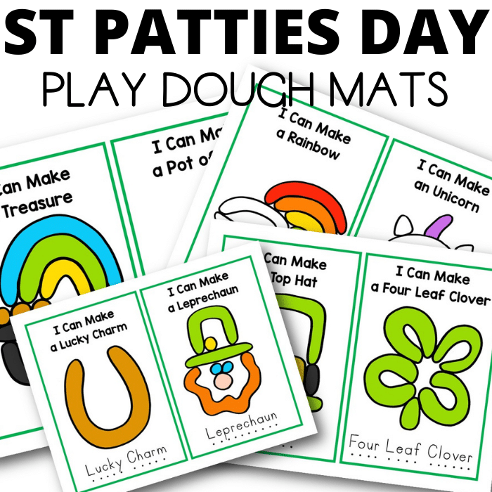 Image for St Patricks Day Playdough Mats
