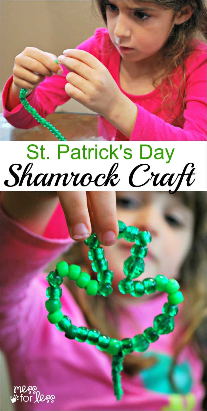 Image for St. Patrick's Day Shamrock Craft