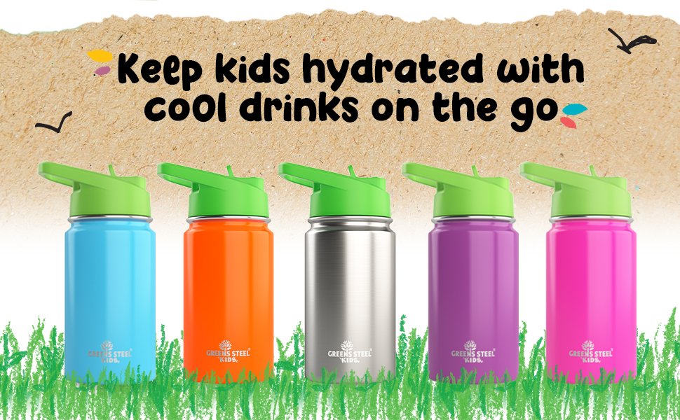 Image for Kids Bottle Double Wall Insulated Stainless Steel