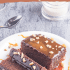 Homemade sticky coffee pudding on a plate.
