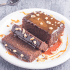 Homemade sticky coffee pudding on a plate.