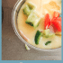 Graphic image with text for tater tot crusted egg muffins.