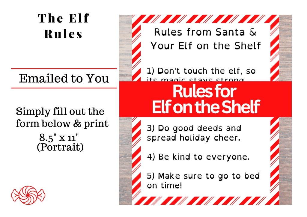 Elf on the Shelf Printable Rules
