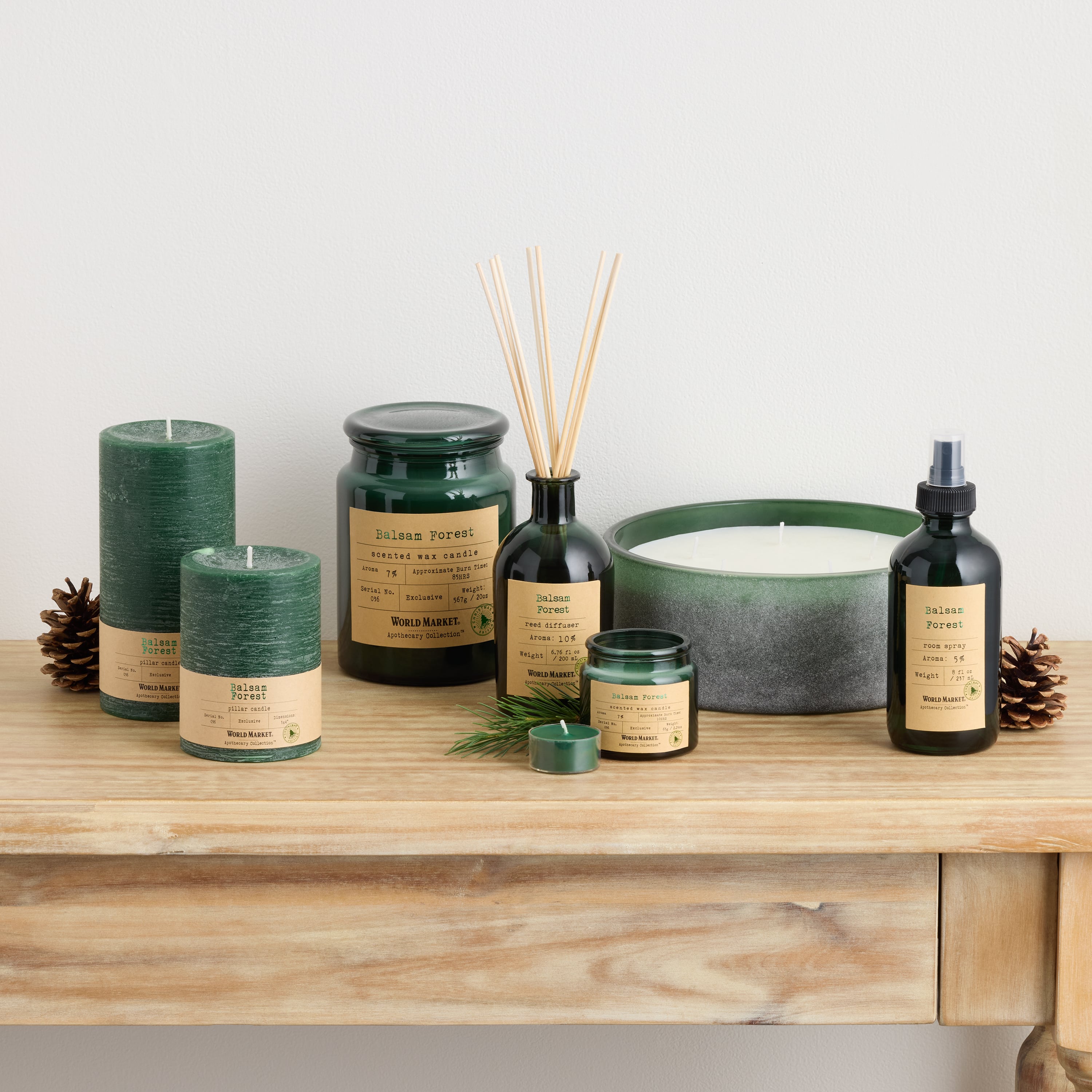 Image for Apothecary Balsam Forest Home Fragrance Collection