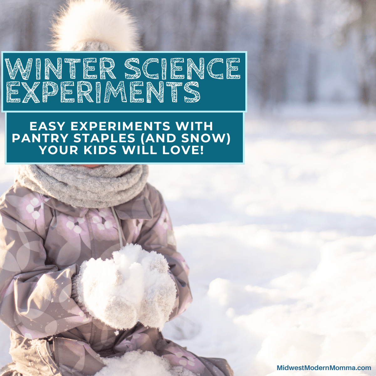Easy Winter Science Experiments for Kids Using Pantry Staples